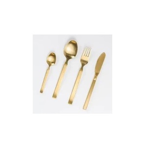 Ensemble de couverts en laiton naturel design personnalisé pour cuillère en laiton de luxe de qualité alimentaire pour la maison, hôtel, cuisine, meilleur prix - Product Image 2
