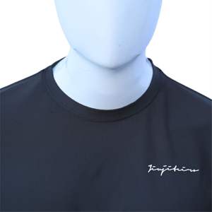 <b>Black</b> Oversized Training <b>Tee</b> Performance Gym T <b>Shirt</b> Boxy Fit Sweat Wicking & Antimicrobial Durable Workout & Fitness <b>Shirt</b> - Product Image 3