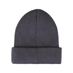 Gorro de lana completo de primera calidad para hombres y mujeres, gorro de punto suave y cálido con logotipo personalizado para uso en invierno y ropa informal - Product Image 3