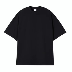 เสื้อยืดออกกำลังกายสำหรับผู้ชายขนาดใหญ่คอกลมผ้าสแปนเด็กซ์/ โพลีเอสเตอร์แห้งเร็วพิมพ์โลโก้แบบกำหนดเอง - Product Image 1