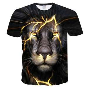 Camiseta Ligera de Poliéster para Hombre, Camiseta de Microfibra Estampada en 3D por Sublimación Personalizada de Alta Calidad, Venta al por Mayor de Fábrica - Product Image 1