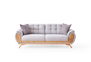 เตียงโซฟาปรับนอนได้ทันสมัยหรูหราบ้านร่วมสมัยโรงแรมวิลล่าใช้วัสดุผ้าสำหรับห้องนั่งเล่น - Product Image 4