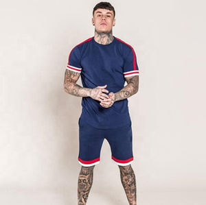 ใหม่ที่กําหนดเองพิมพ์ที่มีคุณภาพสูงมัดย้อมกางเกงขาสั้นฤดูร้อนที่กําหนดเองระเหิดฤดูร้อนชุดสําหรับผู้ชายติดตามชุดที่มีโลโก้ - Product Image 3