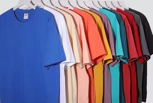 Nouveau design en coton écologique T-shirt unisexe solide T-shirt pour hommes à coupe ample et à épaules tombantes - Product Image 6