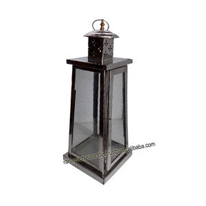 Linternas colgantes de acero y vidrio de último diseño, linterna de Vela decorativa para fiesta, Festival, sala de estar, entrada, novedad - Product Image 4