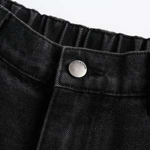 กางเกงยีนส์ทรงตรงผู้ชาย คุณภาพสูง ผ้าฝ้าย 100% สวมใส่สบาย ระบายอากาศได้ดี น้ำหนักเบา แฟชั่นลำลอง ติดกระดุม เหมาะสำหรับฤดูหนาว ฤดูใบไม้ร่วง ฤดูร้อน - Product Image 5
