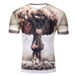 Street Wear à col rond pour hommes T-shirt de sublimation Concevez votre propre logo T-shirts de sublimation pour hommes - Product Image 1
