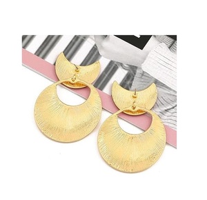 Boucle d'oreille en laiton de qualité antique, aspect neuf, pour filles, boucle d'oreille de mariage, meilleur fabricant, boucle d'oreille tendance, design exquis - Product Image 3