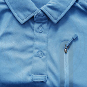 Polos personalizados de algodón orgánico 100% para hombre, Camiseta de piqué suave de verano, logotipo bordado, gimnasio en blanco informal transpirable de alta calidad - Product Image 2