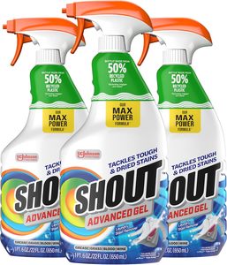 Shout Advanced Laundry Stain Remover Gel Spray 22 oz Pack de 3 - Product Image 4