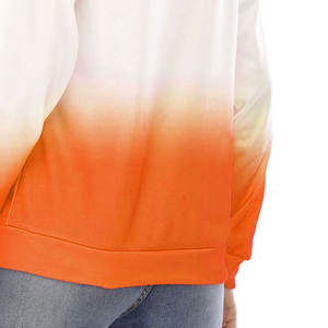 Meilleure vente Streetwear décontracté pour femmes pulls à capuche avec figurines d'épaule tombantes col à capuche en tricot respirant écologique - Product Image 4