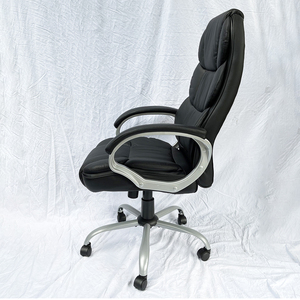 Silla Ejecutiva de Respaldo Alto GMA003D con Base Giratoria y Tapicería de Cuero Sintético Premium y Tela Tejida - Product Image 5