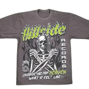 Camiseta personalizada de algodón 100% con estampado de diseño Ghrapic para hombre, camisetas holgadas con serigrafía de tendencia para servicio Oem para hombre - Product Image 1