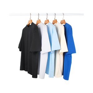 เสื้อยืดทรงบ็อกซี่ ฮิปฮอป 180 GSM แขนเสื้อแบบดรอปโชว์เดอร์ ลายกราฟิก ผ้าคอตตอนหนานุ่ม สตรีทแวร์สั่งทำพิเศษ ทรงโอเวอร์ไซส์ ผู้ชาย พลัสไซส์ ทรงสลิมฟิต - Product Image 1