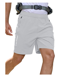 Pantalones cortos atléticos de gimnasio para hombre con 3 bolsillos con cremallera 7 "Pantalones cortos ligeros de secado rápido para correr - Product Image 1