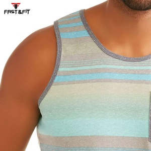 Diseño Popular Precio barato Fitness Mejor calidad Nuevo diseño personalizado Alta calidad Hombres Camiseta sin mangas Precio al por mayor Hombres Camiseta sin mangas - Product Image 3