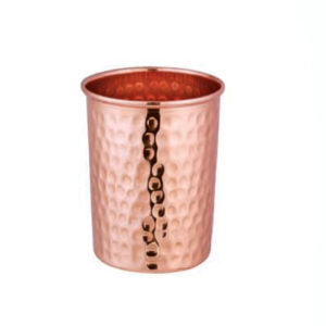 Handmade Hammered Pure <b>Copper</b> <b>Glass</b> Healthy <b>Copper</b> for Home and Hotels for Giveaways - Product Image 3