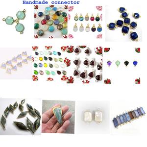 Vente en gros de lots de métal en forme de feuille en laiton plaqué or pour composants de bijoux pendentif à breloque - Product Image 4