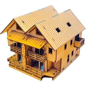 A madeira feita sob encomenda da forma da casa personaliza o projeto Elegent para a decoração interna e exterior aceita a fábrica do ODM do OEM do Vietname
