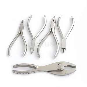 Alicates dentales de corte hueco de ortodoncia de acero inoxidable Premium 14cm arco cóncavo que forma alambre doblado instrumento Dental - Product Image 4