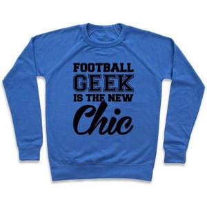 Football Geek est le nouveau sweat-shirt chic à col rond - Sweats à capuche et sweat-shirts promotionnels haut de gamme - Product Image 1