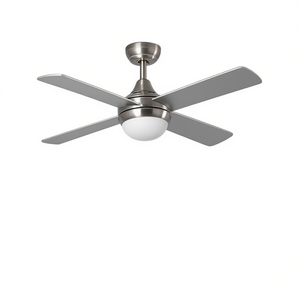 Ventilateur de plafond LED Nickel 110 cm avec lumière - Product Image 2