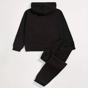 Survêtement imprimé DTG pour hommes, vêtements de sport avec logo personnalisé, vente en gros d'ensemble de sport, tenue d'entraînement, de gym, de course à pied à la mode - Product Image 2