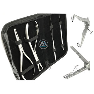 MAQNSCO profesional de acero inoxidable de doble punta, empujador de cutículas de uñas, pedicura y manicura, limpiador removedor de cutículas - Product Image 6