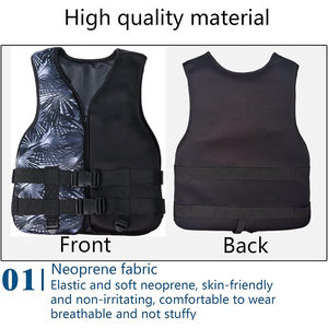 Gilet de sauvetage polyvalent en néoprène certifié CE pour hommes - Product Image 2