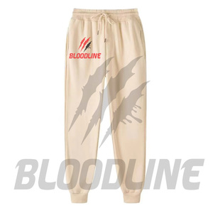 กางเกงชิโน่ผ้าแคนวาสสีกากียูนิเซ็กซ์ แบรนด์ Bloodline International ผ้าฝ้าย 100% เอวยางยืดพร้อมเชือกผูก มีกระเป๋าหลายช่อง สไตล์ทางการ แห้งเร็ว - Product Image 1