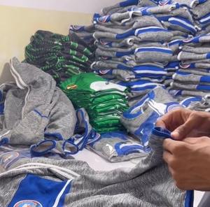 Venta al por mayor Camisetas directas Engro Industria de ropa deportiva Camiseta personalizada Panther Blue Vintage Flag-City Performance - Product Image 5