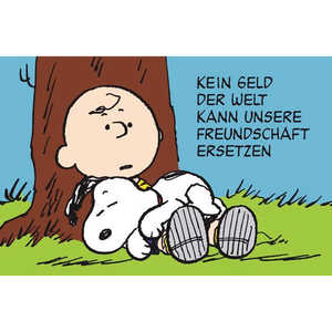 Carte postale style simple pour Peanuts, carte d'amitié ou d'anniversaire imprimée, pour souvenir ou cadeau, emballage en boîte - Product Image 1