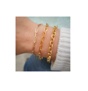 Joyería de moda elegante cadena de latón pulseras de joyería Venta caliente mejor diseño artesanías regalos usados precio barato - Product Image 5