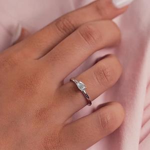 IGI Oval Lab Grown Diamond <b>Ring</b> <b>14K</b> <b>Gold</b> Lab Created Diamond <b>Ring</b> for Wedding and Engagement <b>Ring</b> or Band - Product Image 2