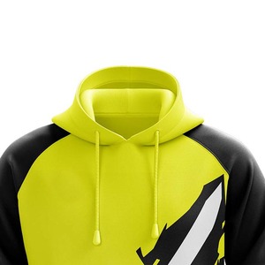 Sweat à capuche oversize pour homme en polyester/nylon, à fermeture éclair, tricoté, anti-rides, avec impression personnalisée, couleur unie, sublimé - Product Image 4