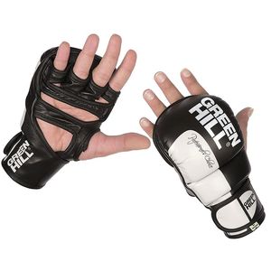 Gants de sparring MMA 12 oz, équipement de kickboxing thaïlandais, gants d'entraînement de boxe demi-doigts - Product Image 2