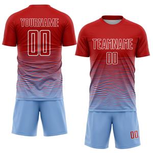 Uniformes de fútbol por sublimación de colores personalizados de alta y mejor calidad, venta al por mayor, tallas para adultos, camiseta de fútbol por sublimación completa - Product Image 3