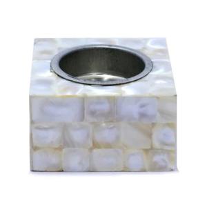 Wholesale Handmade Mother of Pearl Tea Light <b>Candle</b> <b>Holder</b> Home Decorative Accessory for Ramadan concrete unique <b>candle</b> jar - Product Image 2