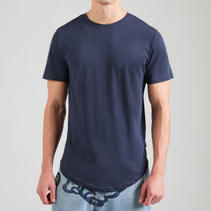 T-shirts pour hommes en coton 100% respirant à séchage rapide, design tendance, vêtements décontractés de haute qualité, coupe ample, 220g, couleur unie - Product Image 3