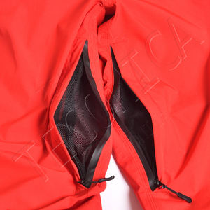 Pantalón de esquí de cintura alta elástico personalizado de fábrica a prueba de viento transpirable impermeable cómodo paquetes de carga y pantalones de paquete con cremallera - Product Image 1