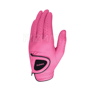 Guantes de golf suaves de piel de oveja transpirables con marcador de bola mano izquierda para hombres y mujeres en venta al por mayor - Product Image 1