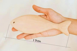 Vietnam Factory Decorative <b>Wooden</b> Fish Ornament Hand Painted Wall Hanging Home Decor Coastal Theme Export Quality - Product Image 3