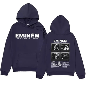 Sudaderas con capucha para hombre y mujer, estilo urbano holgado con estampado del rapero Eminem, álbum Four Seasons Music - Product Image 3