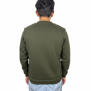Sudadera de Algodón Nueva Llegada 2024, Sudadera de Moda para Hombre, Transpirable, Estilo Urbano, Sudadera con Cuello Redondo, Sudadera Básica - Product Image 4