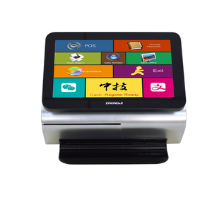 New ZHONGJI All-in-One 11.6 Inch Desktop Capacitive Touch Screen POS System Windows OS 3-Year Warranty for Retail Financial Use - Product Image 2