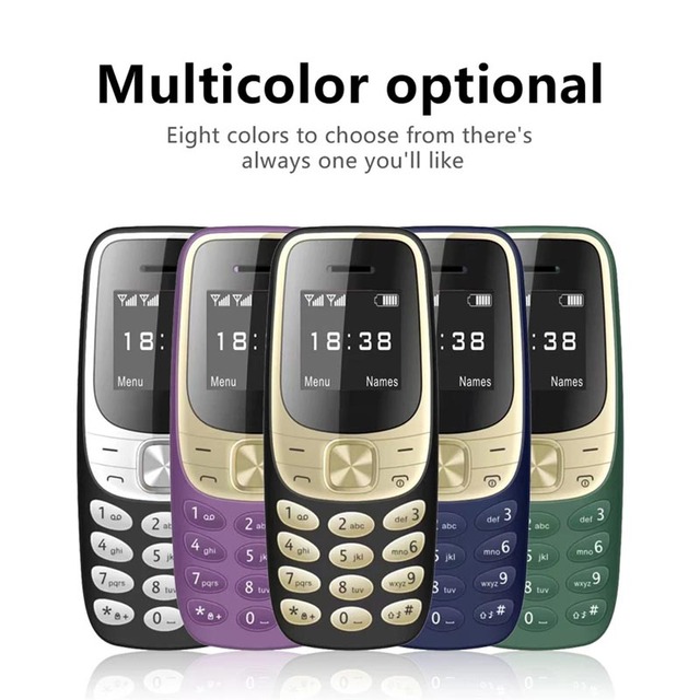 Factory Wholesale Mini BM35 High-capacity Battery Ultra-portable 2G GSM Dual SIM FM Recording Keyboard Feature Phone