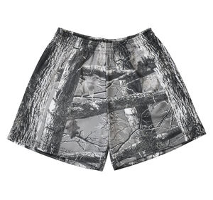 Pantalon décontracté d'extérieur de haute qualité, écologique, respirant, à séchage rapide, à motif uni, ample, en toile de polyester, sublimation, taille haute - Product Image 2