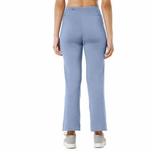 Pantalones Deportivos de Mujer de Alta Calidad, Nuevo Estilo, Personalizados, con Corte Acampanado, Cintura Alta Elástica, 100% Algodón, Ropa Deportiva Informal para la Calle - Product Image 2