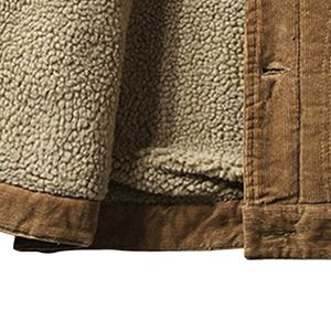 Chaqueta suave y duradera de moda para hombres más demandados Ropa de exterior de alta calidad Chaqueta de Sherpa de algodón para hombres Chaqueta de Sherpa Cálida - Product Image 3
