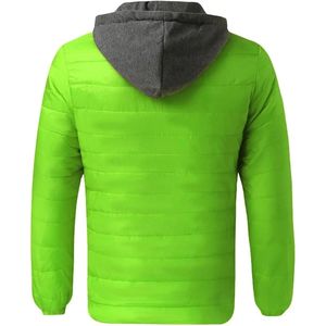 Venta al por mayor ligero Casual al aire libre Puffer chaqueta personalizada impermeable temporada de invierno con cuello con capucha Puffer chaqueta - Product Image 2